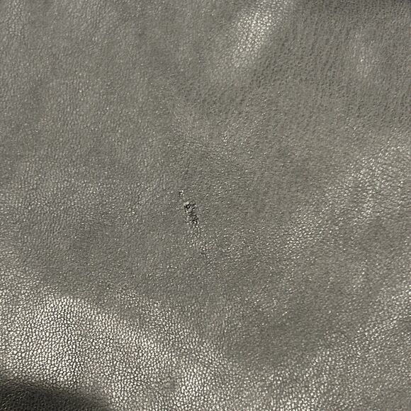 Blank NYC Pants Women 29 Faux Leather Black The Baxter Ribcage Straight Leg Crop - Picture 7 of 11